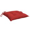 vidaXL Coussins de chaise lot de 4 rouge 50x50x7 cm tissu oxford