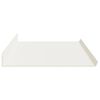 vidaXL &Eacute;tag&egrave;re flottante 2 pcs Blanc 100 x 18 x 2,5 cm Acier