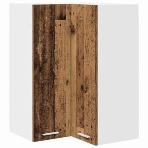 vidaXL Armoire suspendue Bois ancien et Blanc 57 x 57 x 80 cm