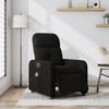 vidaXL Fauteuil de massage inclinable électrique Noir Tissu