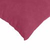 vidaXL Coussins de canapé 2 pcs Bordeaux 70 x 50 cm