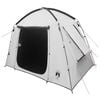 vidaXL Tente Cabane 3 personne Blanc Occultant Polyester