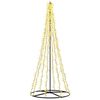 vidaXL Arbre de No&euml;l LED 235 cm 1000 LED Blanc chaud Acier Noir