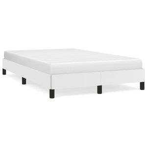 vidaXL Cadre de lit sans matelas blanc 120x190 cm similicuir