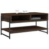 vidaXL Table basse chêne marron 90x50x45 cm bois d'ingénierie