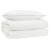 vidaXL Ensemble de couette 90 % en duvet d&rsquo;oie FULDA 2 pc 135 x 200 cm