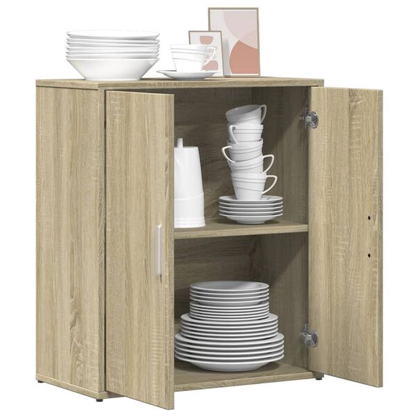 vidaXL Buffet ch&ecirc;ne sonoma 60x31x70 cm bois d'ing&eacute;nierie