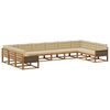 vidaXL Ensemble de canap&eacute;s d'ext&eacute;rieur 10 pcs Naturel et Beige