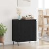 vidaXL Buffet Ch&ecirc;ne noir 60 x 35 x 70 cm Bois d'ing&eacute;nierie