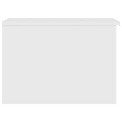 vidaXL Table basse Blanc 50x50x36 cm Bois d'ingénierie