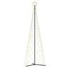 vidaXL Arbre de No&euml;l c&ocirc;ne 500 LED blanc chaud 100x300 cm