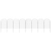 vidaXL Ensemble de clôture de jardin 8 pcs Vert 50 x 80 cm Acier