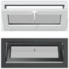 vidaXL Fen&ecirc;tre de sous-sol RISOR 90 x 40 cm PVC et verre clair lisse