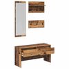 vidaXL Ensemble de meubles d'entr&eacute;e avec tiroir 4 pcs Bois ancien