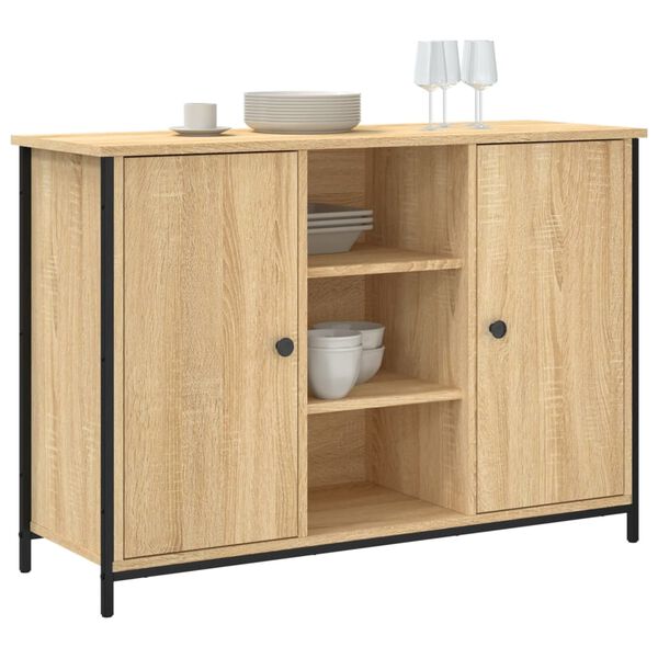 vidaXL Buffet chêne sonoma 100x35x70 cm bois d'ingénierie
