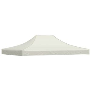 vidaXL Toit de tente de r&eacute;ception 4,5x3 m Cr&egrave;me 270 g/m&sup2;