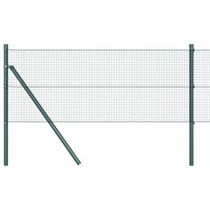 vidaXL Cl&ocirc;ture en fils soud&eacute;s pour fixation au sol 100 x 0,5 m Vert