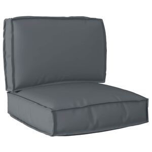 vidaXL Set de coussins de palette Tissu Oxford Anthracite