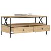 vidaXL Table basse ch&ecirc;ne sonoma 100x51x45 cm bois d'ing&eacute;nierie