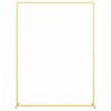 vidaXL Arche de mariage Dor&eacute; 150 x 49,5 x 200 cm Acier