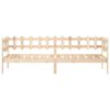 vidaXL Lit de jour sans matelas 80x200 cm bois de pin massif