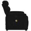 vidaXL Fauteuil de massage inclinable Noir Velours