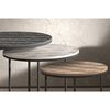 Rousseau Ensemble de tables d'appoint 3 pcs Tiziano M&eacute;tal Multicolore