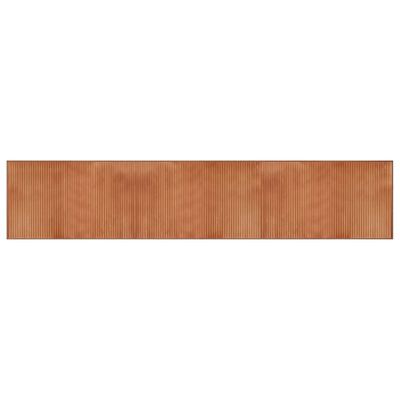 vidaXL Tapis rectangulaire marron 60x300 cm bambou