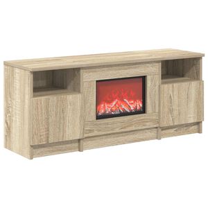vidaXL Chemin&eacute;e &eacute;lectrique Sonoma 98 x 28,5 x 40,5 cm
