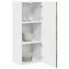 vidaXL Armoire de cuisine avec &eacute;tag&egrave;re Ch&ecirc;ne fum&eacute; 40 x 31 x 100 cm