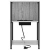 vidaXL Cabinet de chevet Gris Sonoma 38 x 31 x 61 cm Bois d'ing&eacute;nierie