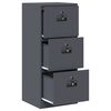 vidaXL Cabinet de Dossier avec tiroir Anthracite 45,5 x 42 x 106,5 cm