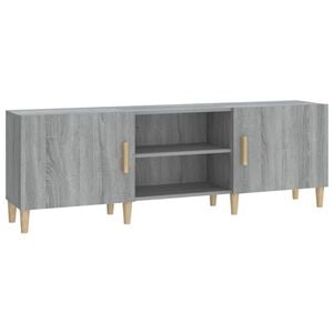 vidaXL Meuble TV Sonoma gris 150x30x50 cm Bois d'ing&eacute;nierie