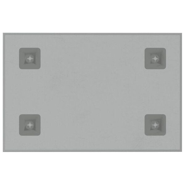vidaXL Tableau noir magnétique mural Blanc 40x30 cm Verre trempé