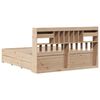 vidaXL Lit biblioth&egrave;que sans matelas 180x200 cm bois massif de pin