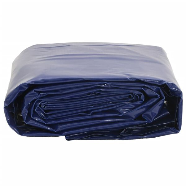 vidaXL B&acirc;che bleu 5x5 m 650 g/m&sup2;