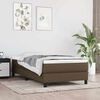 vidaXL Matelas de lit &agrave; ressorts ensach&eacute;s fermet&eacute; moyenne Marron fonc&eacute; 90x190x20 cm