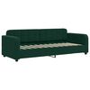 vidaXL Lit de jour avec gigogne et matelas vert foncé 80x200cm velours