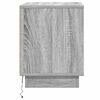 vidaXL Cabinet de chevet Gris 44 x 34,5 x 45 cm Bois d'ing&eacute;nierie
