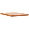 vidaXL Cadre de lit sans matelas cire marron 140x190cm bois pin massif