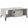 vidaXL Table basse Gris béton 90x50x36,5 cm Bois d'ingénierie