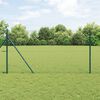 vidaXL Cl&ocirc;ture hexagonale Vert 1 x 10 m PVC