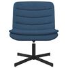 vidaXL Chaise pivotante Bleu 63 x 75 x 76 cm tissu