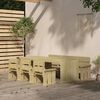 vidaXL Ensemble &agrave; manger de jardin 5 pcs Bois de pin impr&eacute;gn&eacute;