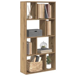 vidaXL Biblioth&egrave;que ch&ecirc;ne artisanal 60x20x120,5 cm bois d'ing&eacute;nierie