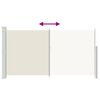 vidaXL Auvent lat&eacute;ral de patio 160x300 cm Couleur cr&egrave;me