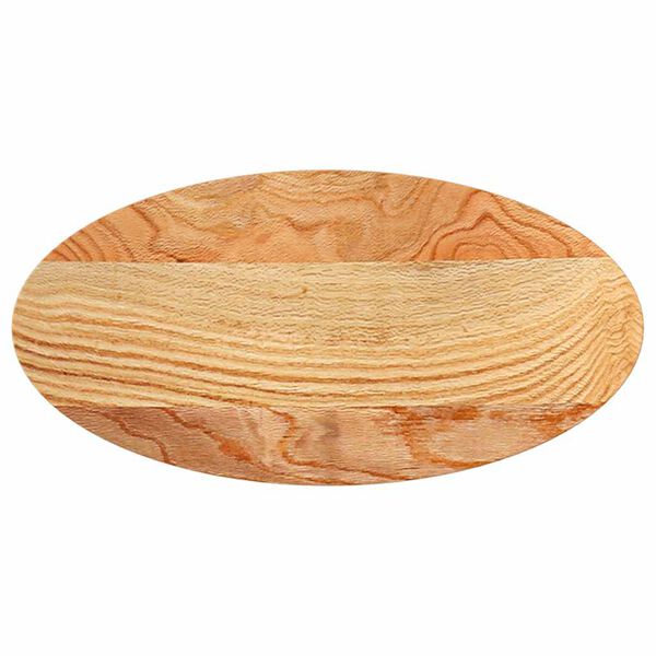vidaXL Dessus de table 80x40x4 cm bois de ch&ecirc;ne massif ovale