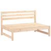 vidaXL Canapés centraux de jardin 2 pcs 120x80 cm bois de pin massif