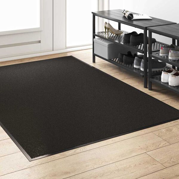 vidaXL Tapis d'entr&eacute;e Noir 120 x 180 cm 100% Polyamide