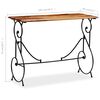 vidaXL Table console Bois massif de Sesham 100 x 40 x 75 cm